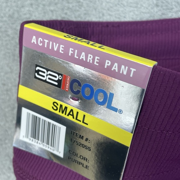 32 Degrees Purple Active Flare Pants Womens S e0841 - Picture 3 of 6